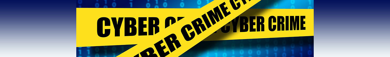 crime scene tape stating "cyber crime"